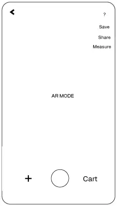 Wireframe: AR mode