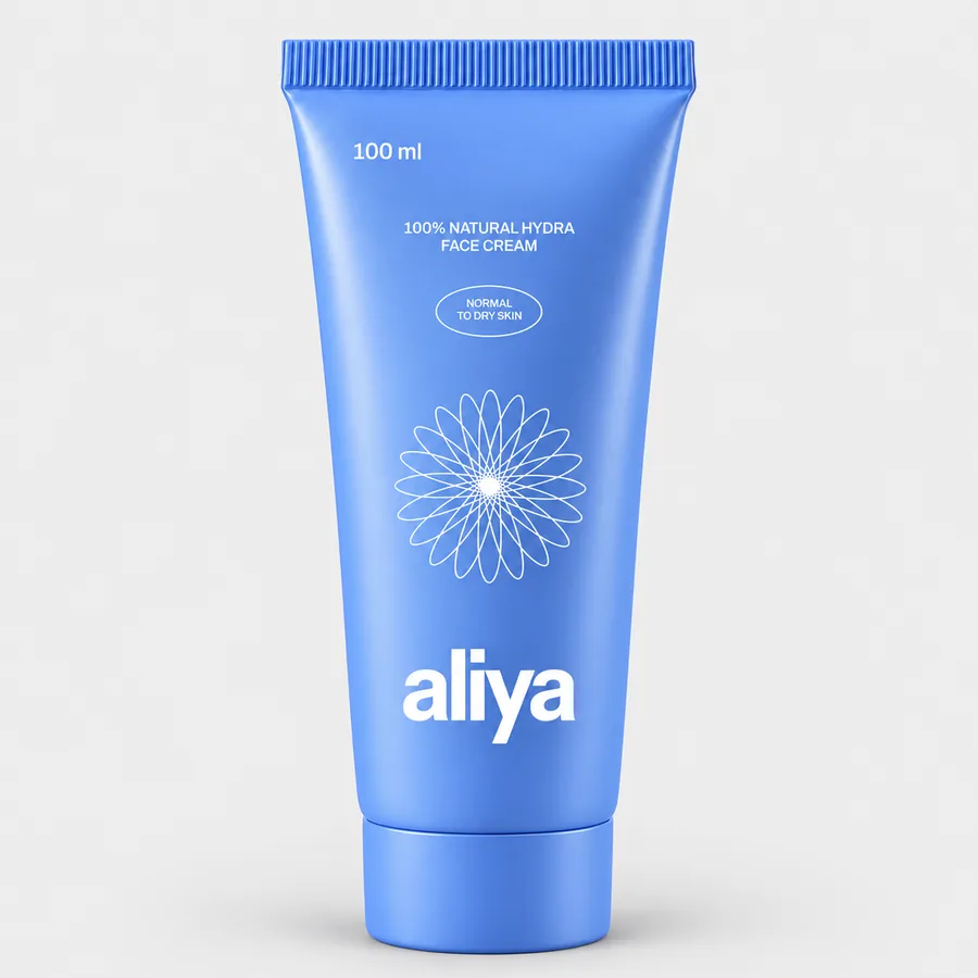 Aliya hydra face cream, 100 ml blue tube