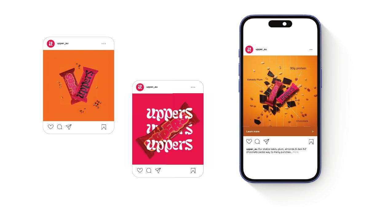 Uppers Instagram and mobile content